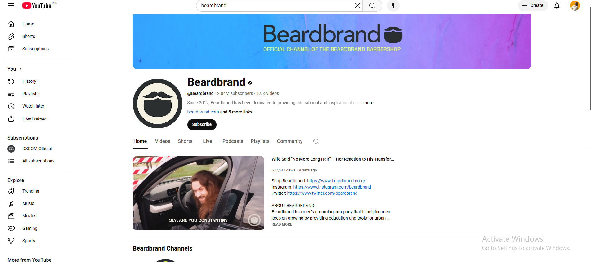 youtube beardbrand