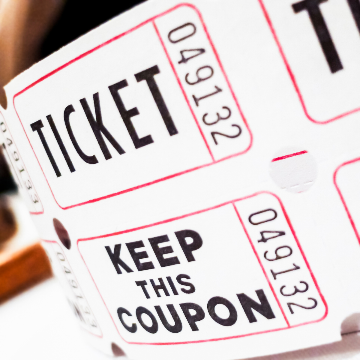 Diaper raffle tickets - Featured in Fun Baby Shower Ideas WITHOUT games