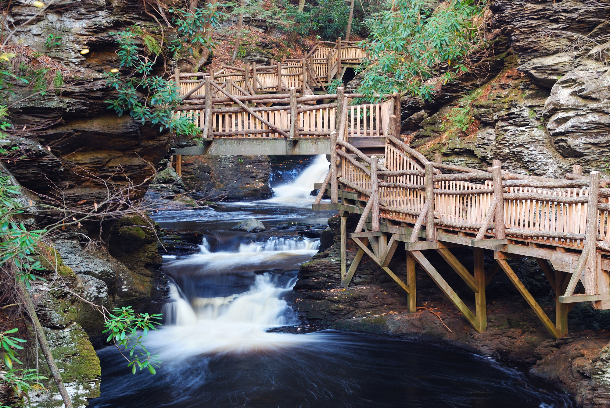 Bushkill Falls, The Poconos, Pennsylvania