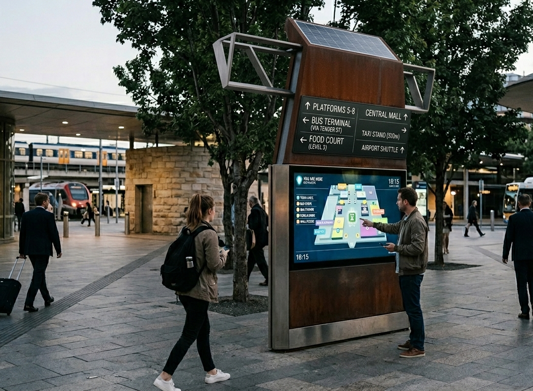 6 Best Digital Signage Software Companies for Wayfinding In 2026 2 the four types of wayfinding digital signage