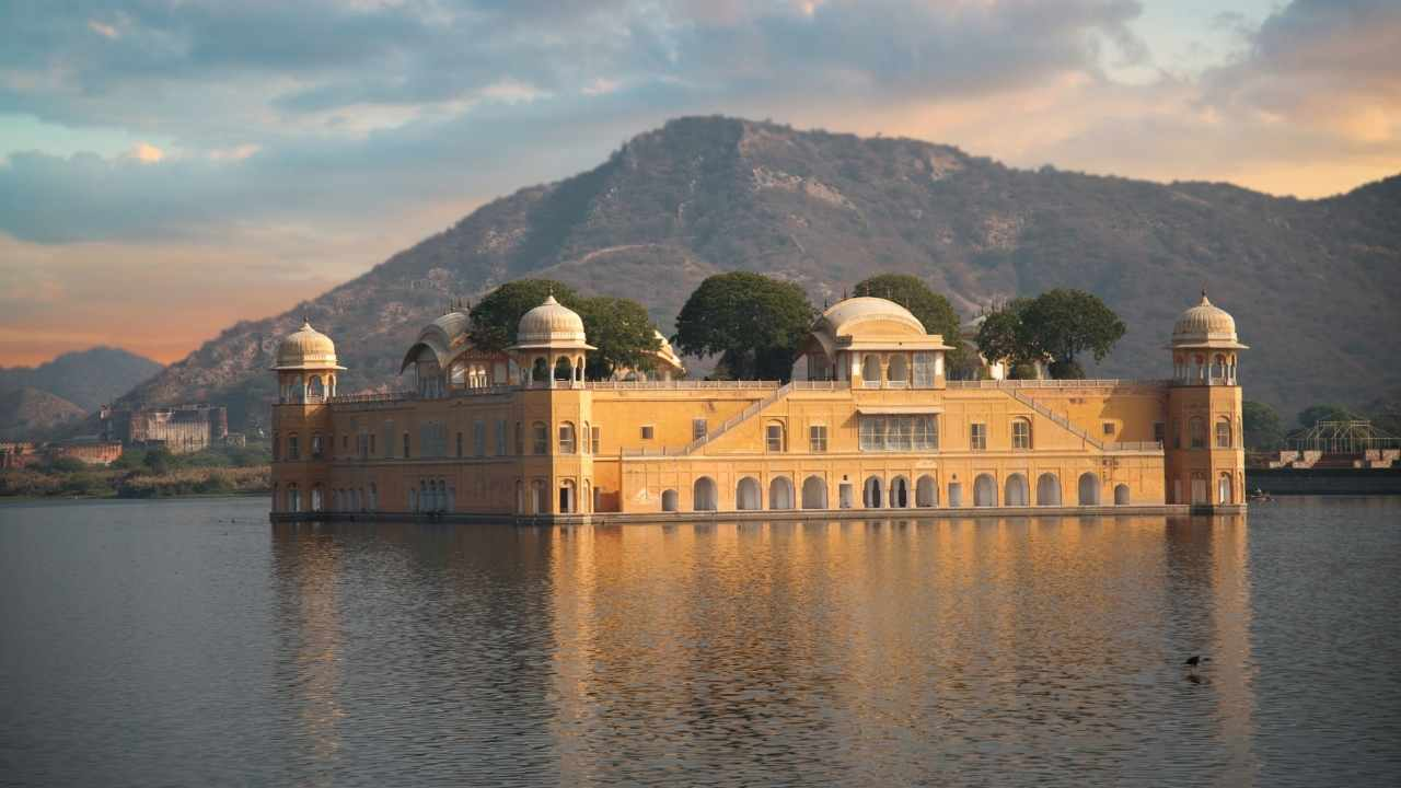 water, palace, Jaipur 