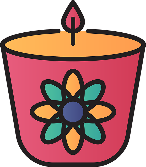 candle, scented candle, icon