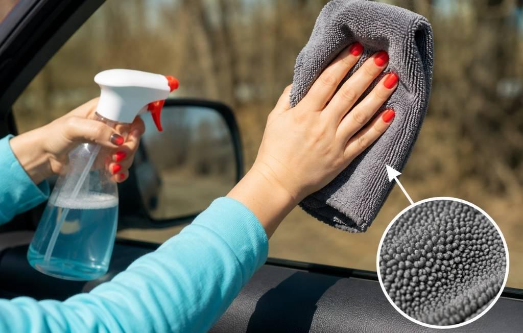 Microfiber cloth for automobile 