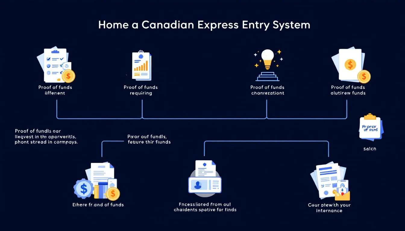 Proof of funds required for immigration to Canada.
