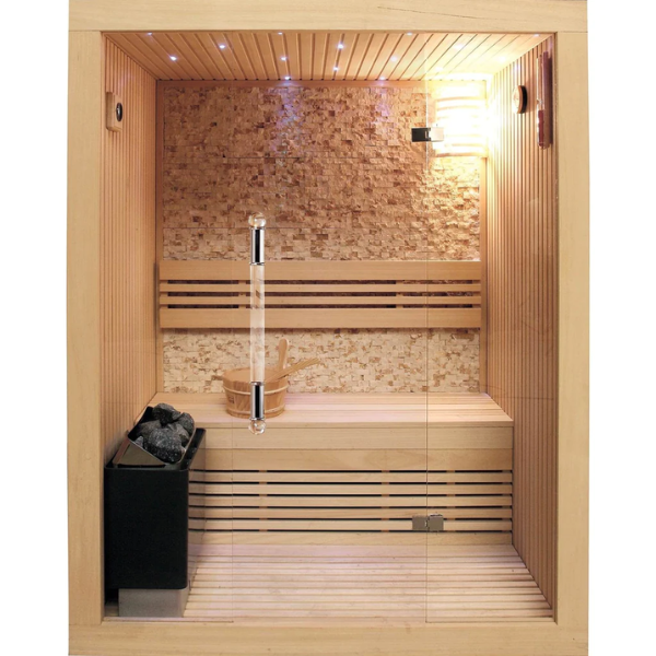 Image of the Sunray Rockledge 2-Person Indoor Traditional Sauna from Airpuria.