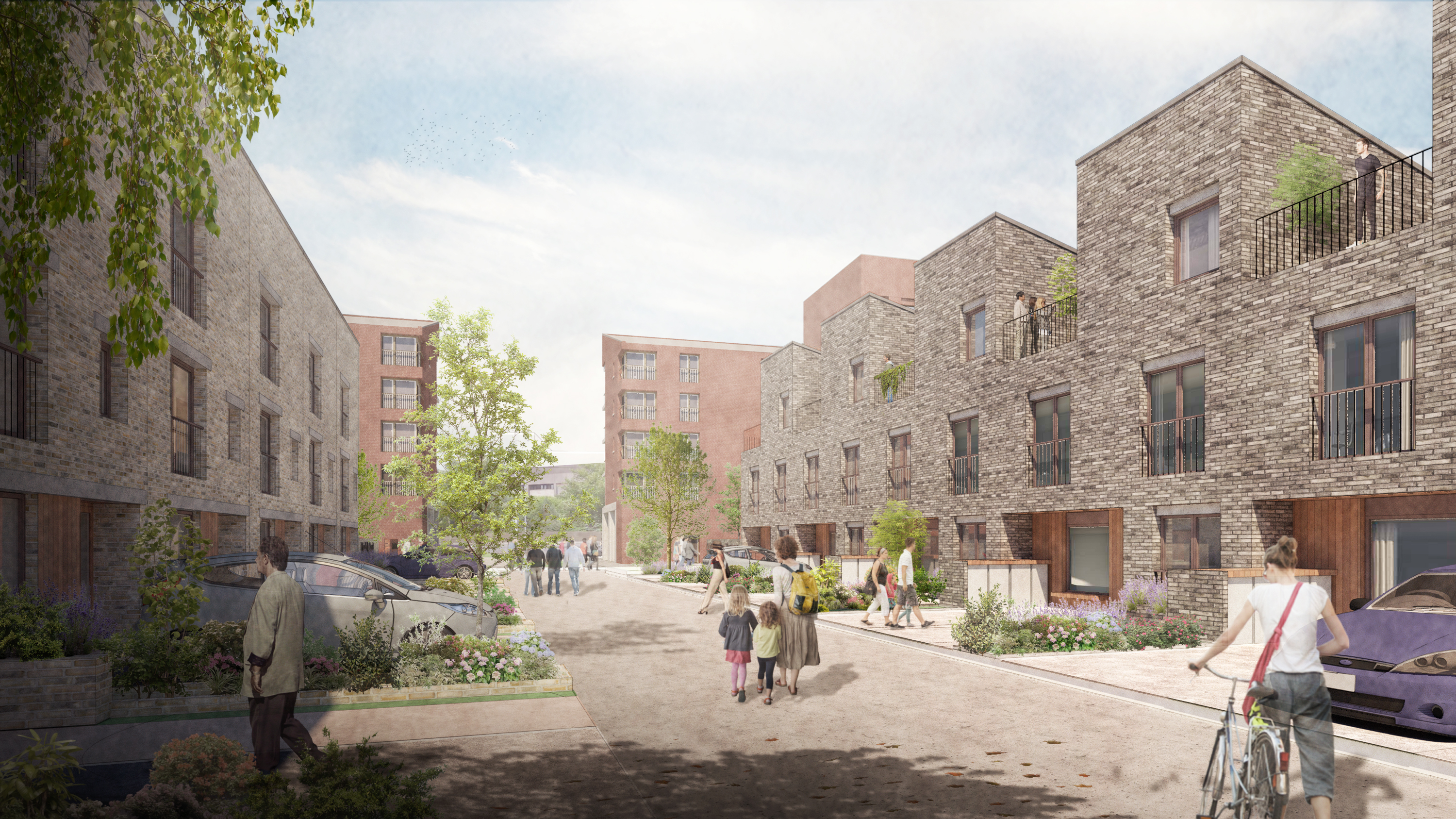 townhouses with roof terrace near to the cosmopolitan Glasgow City Centre 