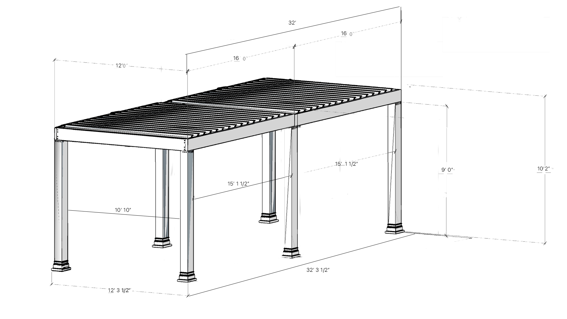 two pergola install for luxury pergola