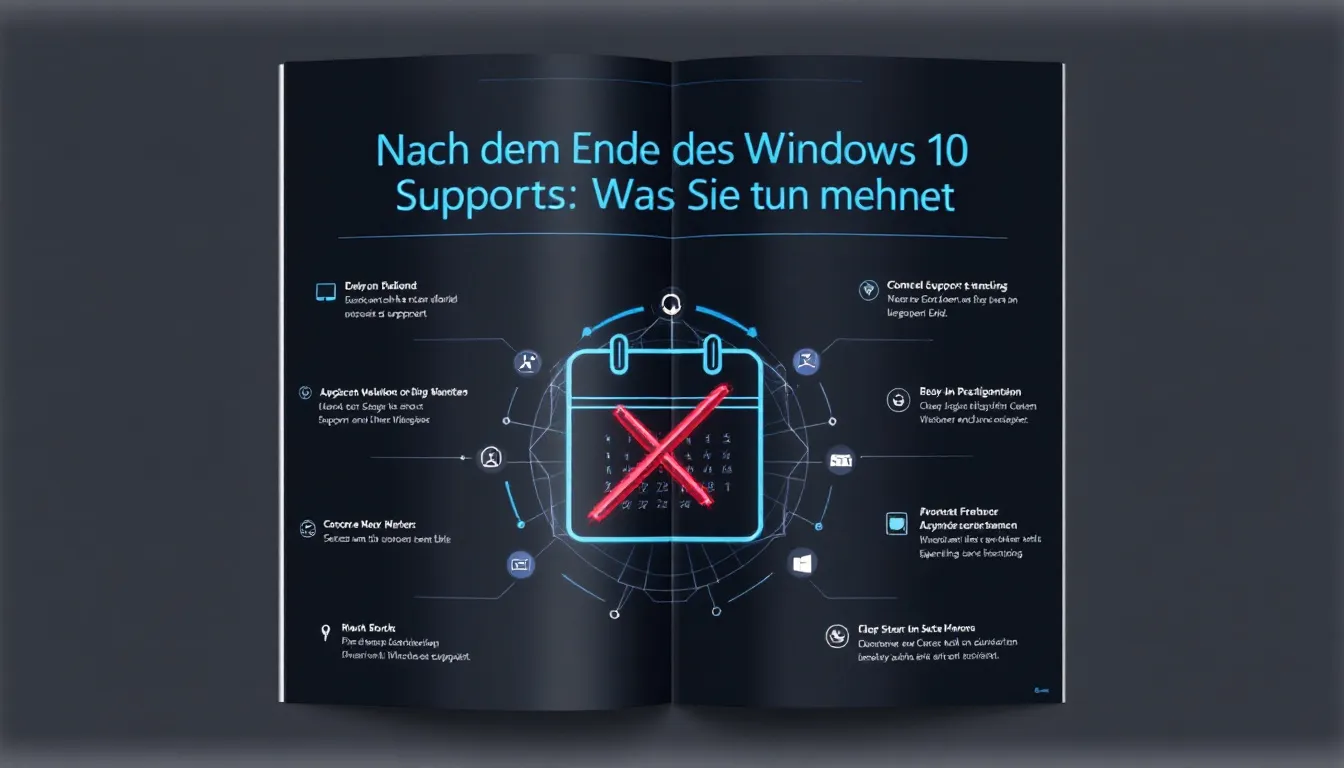 Optionen für Windows 10-Nutzer nach dem Support-Ende.