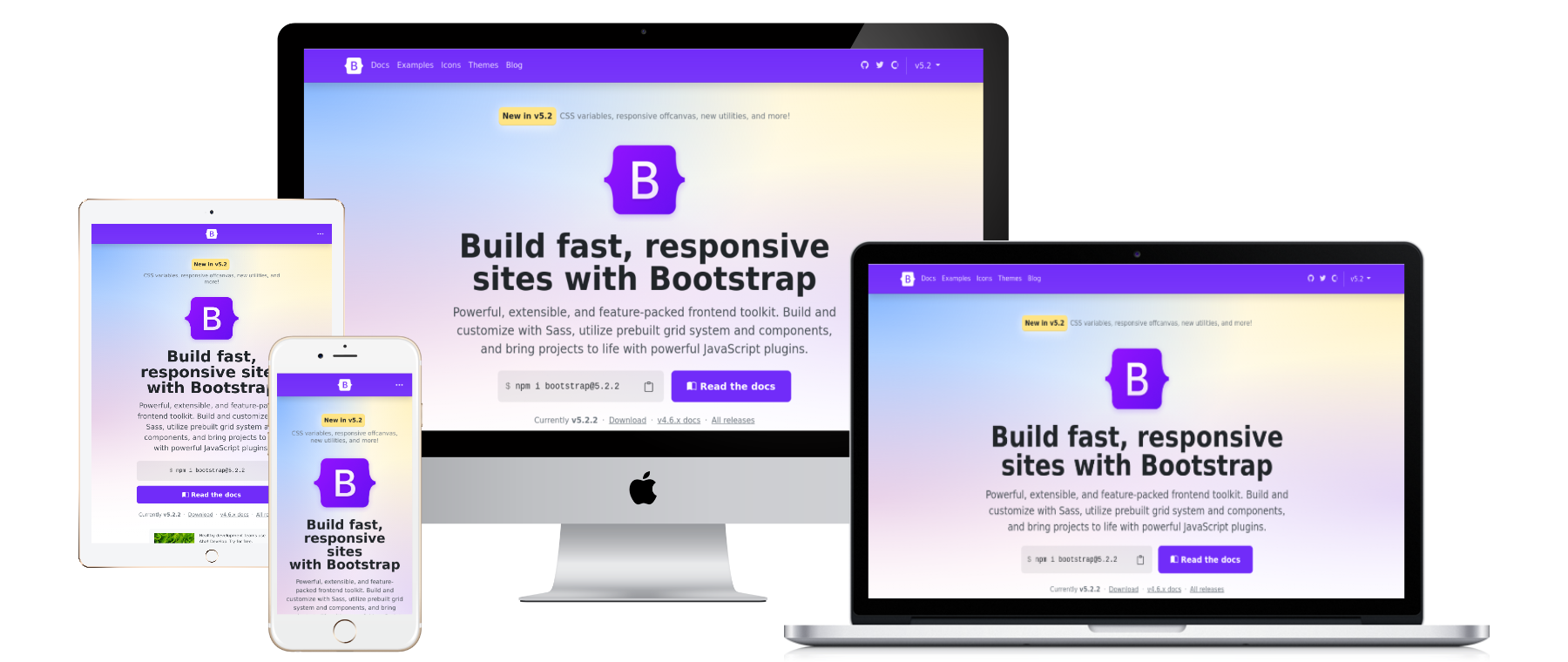 Bootstrap home