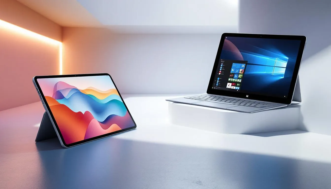 Autonomie de l'iPad Pro et de la Surface Pro.