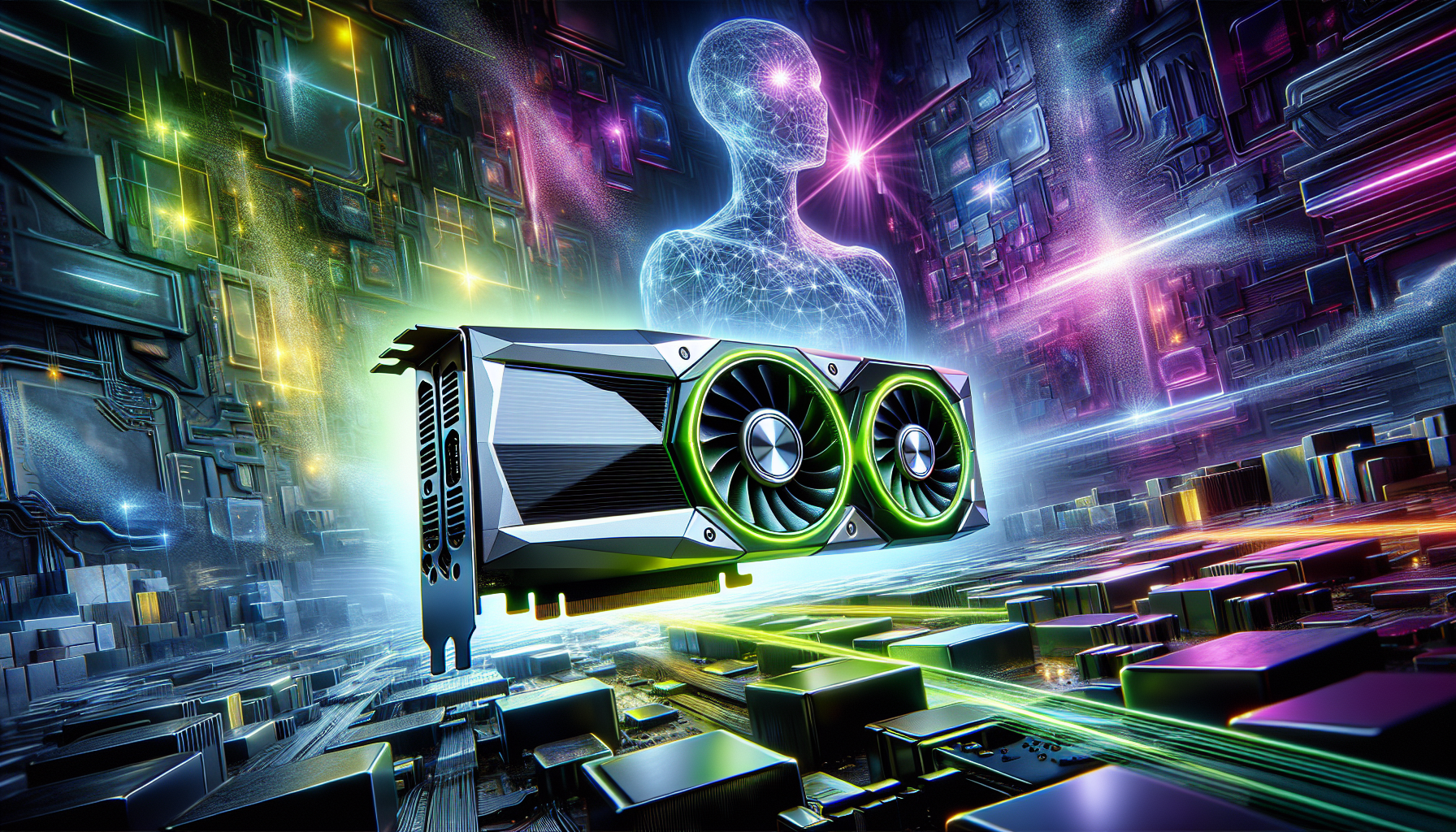 Illustration of NVIDIA's latest GPUs