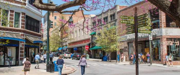 Asheville NC as an example of businesses cooperating.