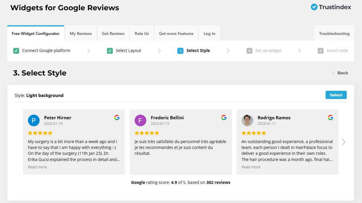 Google customer reviews plugin