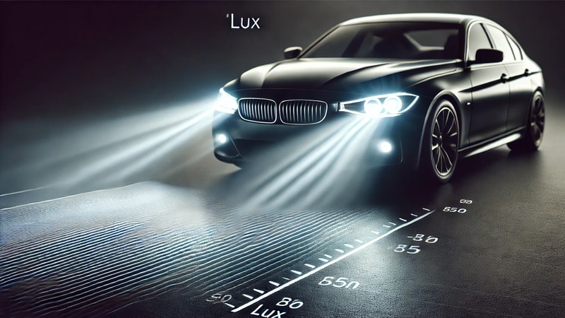 Headlight Intensity by Lux