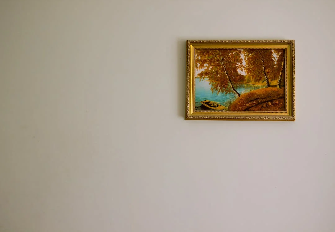 Single frame on the wall