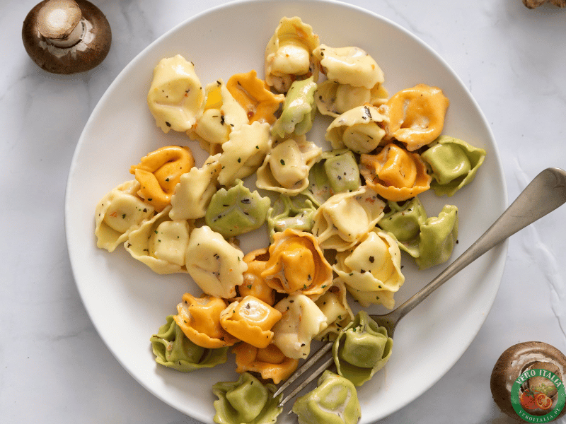 tortellini z grzybami