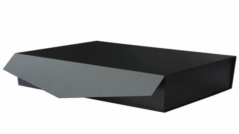 black packaging box