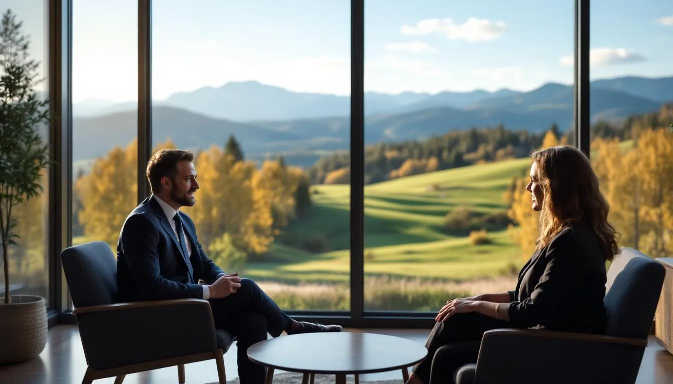 A Colorado Springs estate planning attorney discussing legal strategies with a client.