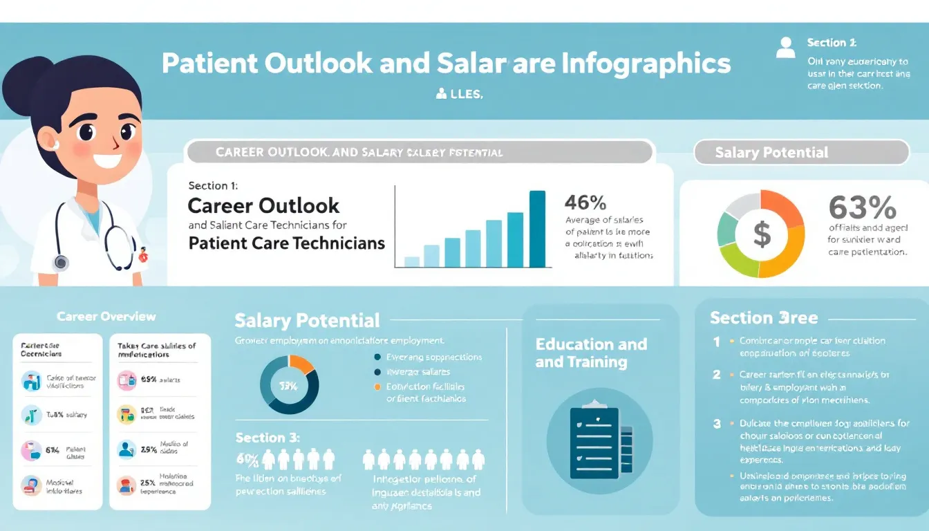 Career outlook and salary potential for Patient Care Technicians.