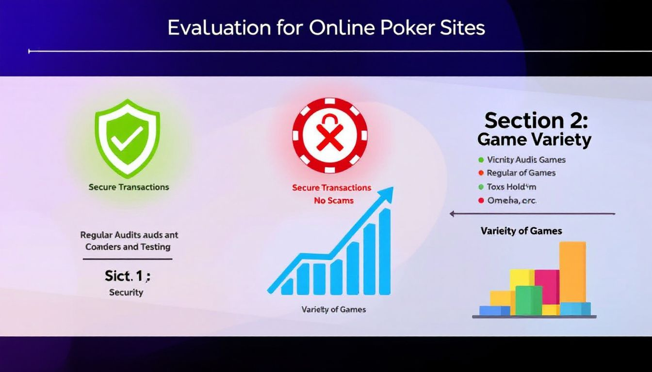 An overview of how we evaluate the best online poker sites.