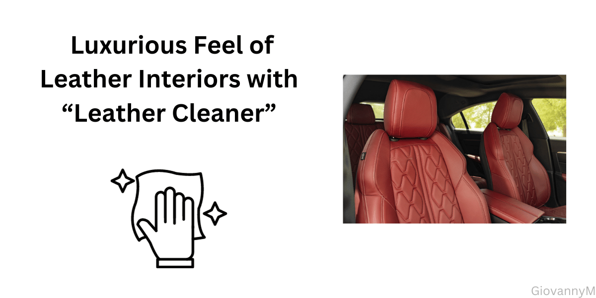 The best car smell is clean leather. add this interior cleaner.