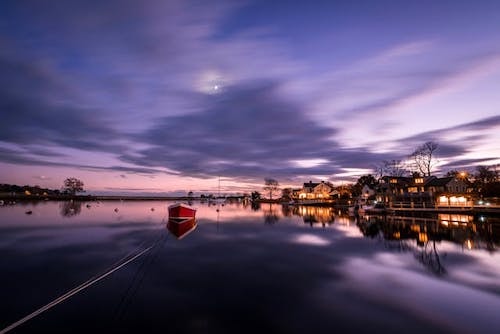 Many residents keep their boats in the neighborhoods harbors