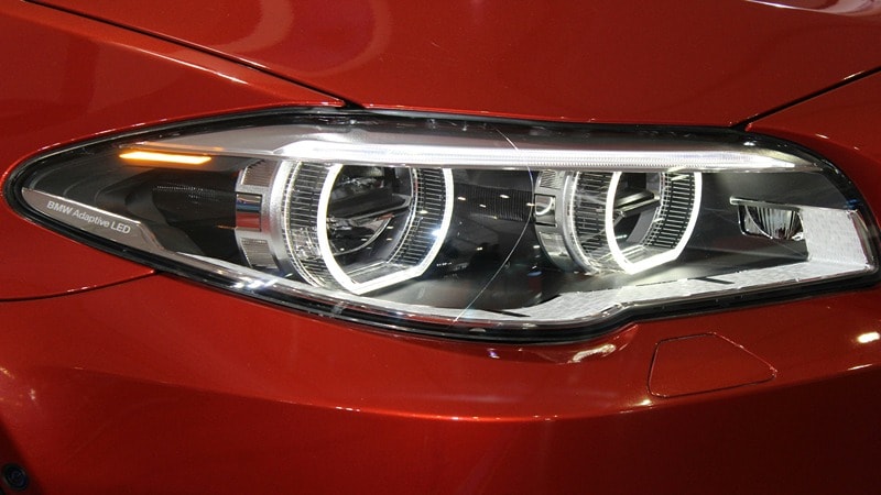 DRLs running on a HID car Headlights 