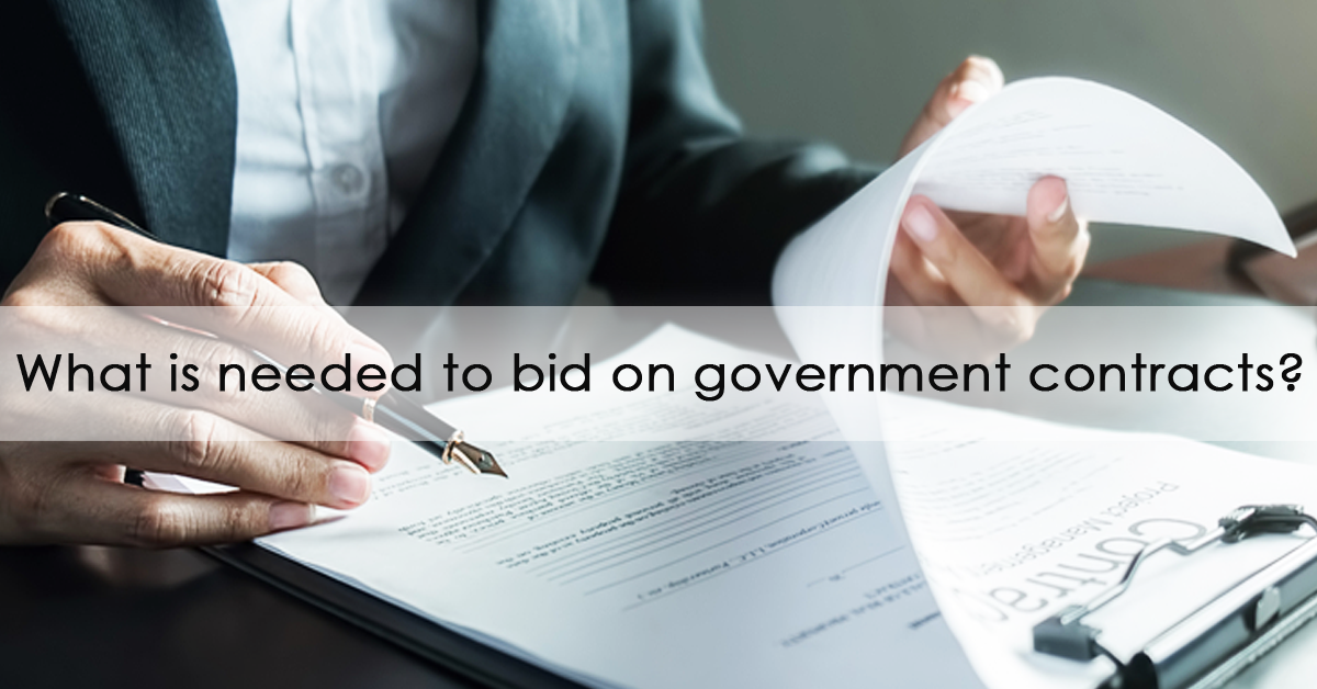 What is needed to bid on federal contracts?