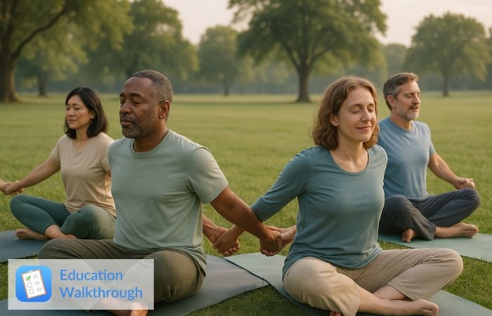 Outdoor Yoga: Collaborative Wellness and Stress Relief