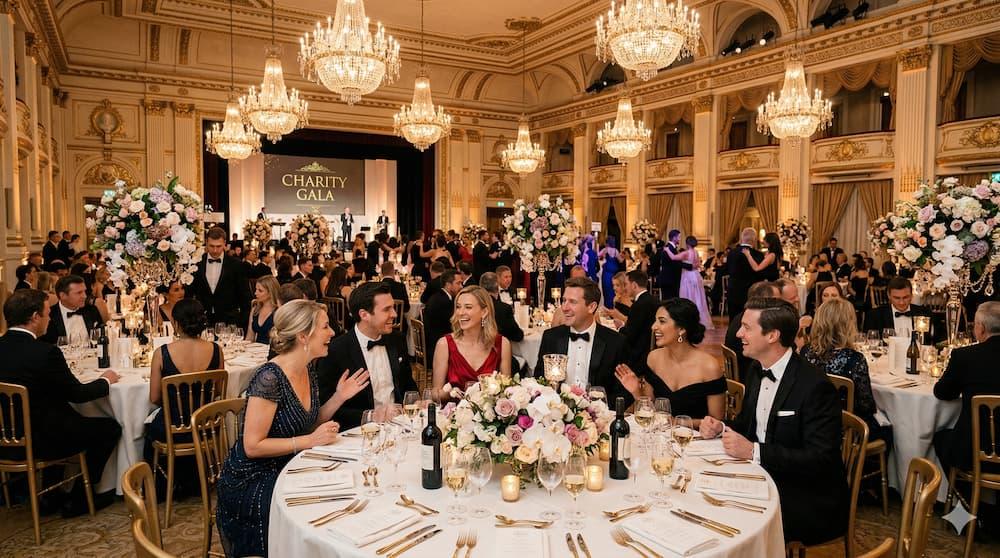 Gala dinner is one of the profitable fundraisers for nonprofits