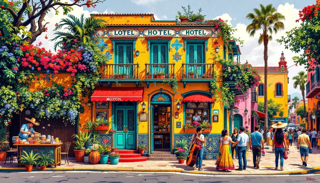 Hotel económico en el centro histórico de la Ciudad de México.