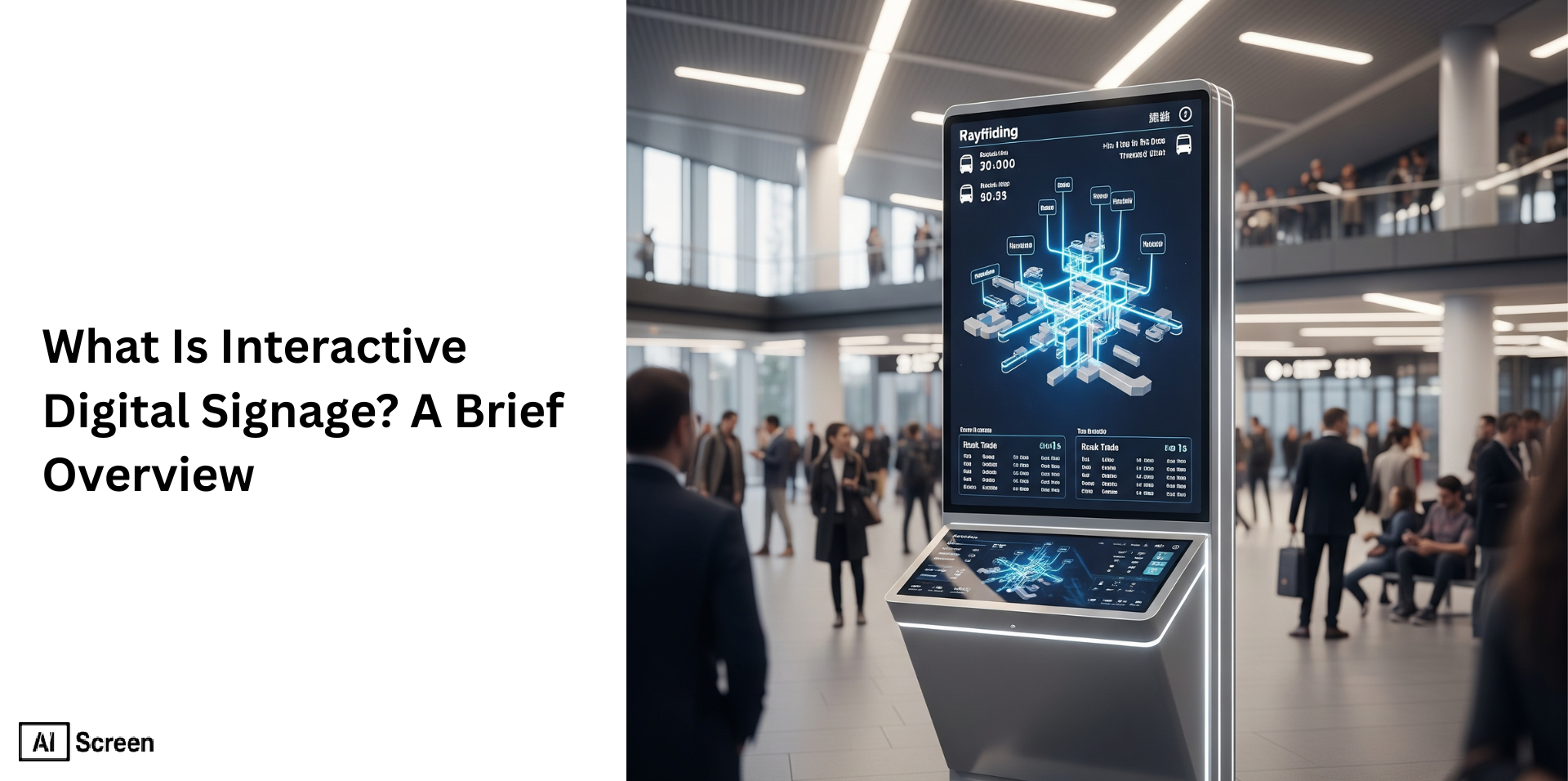What Is Interactive Digital Signage? A Brief Overview 1 interactive digital signage solutions for engagement interactive digital signs interactive display solutions multiple screens