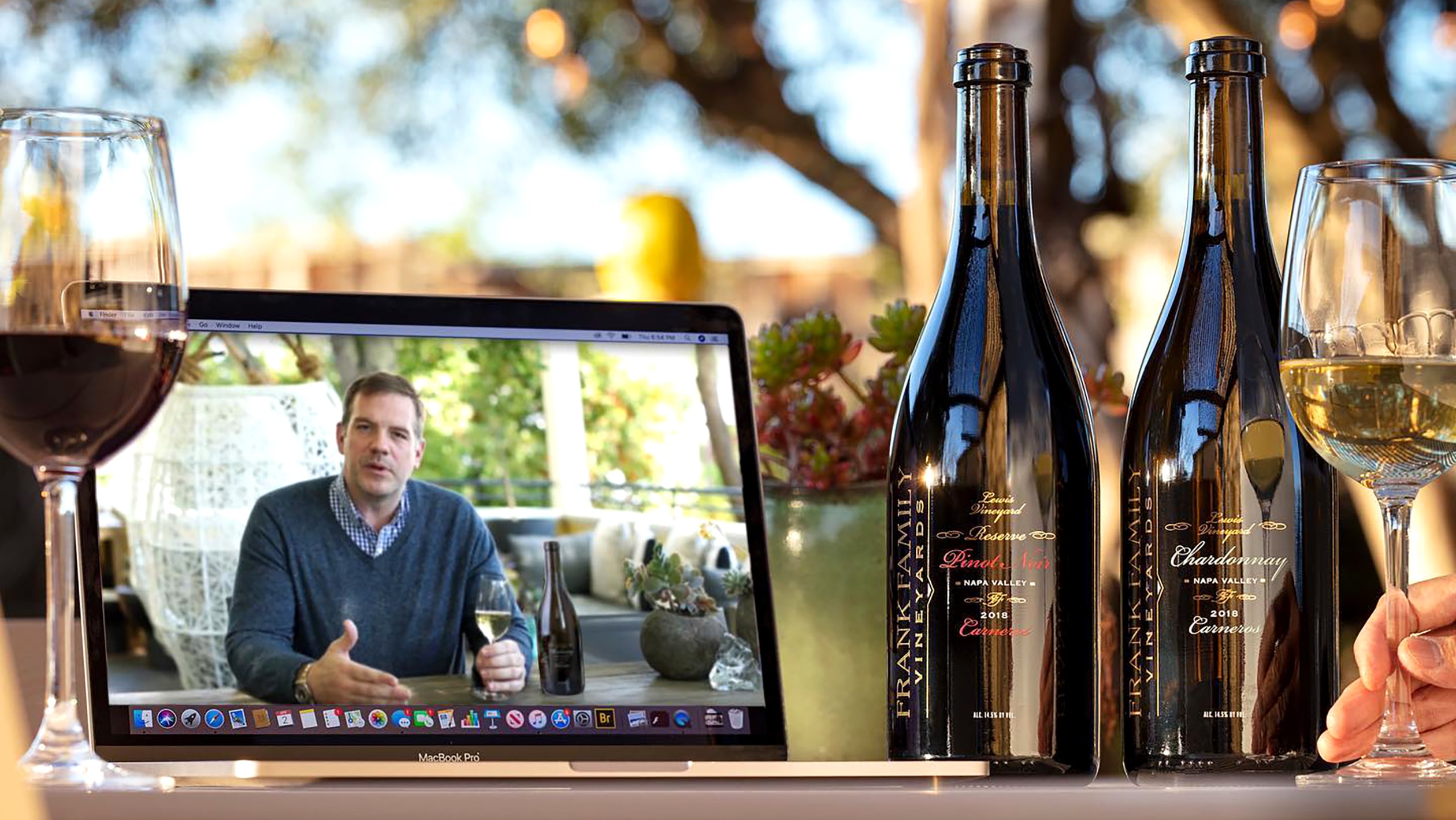 date idea: Virtual Wine Tasting