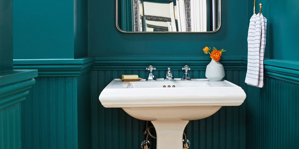 Teal cabinet