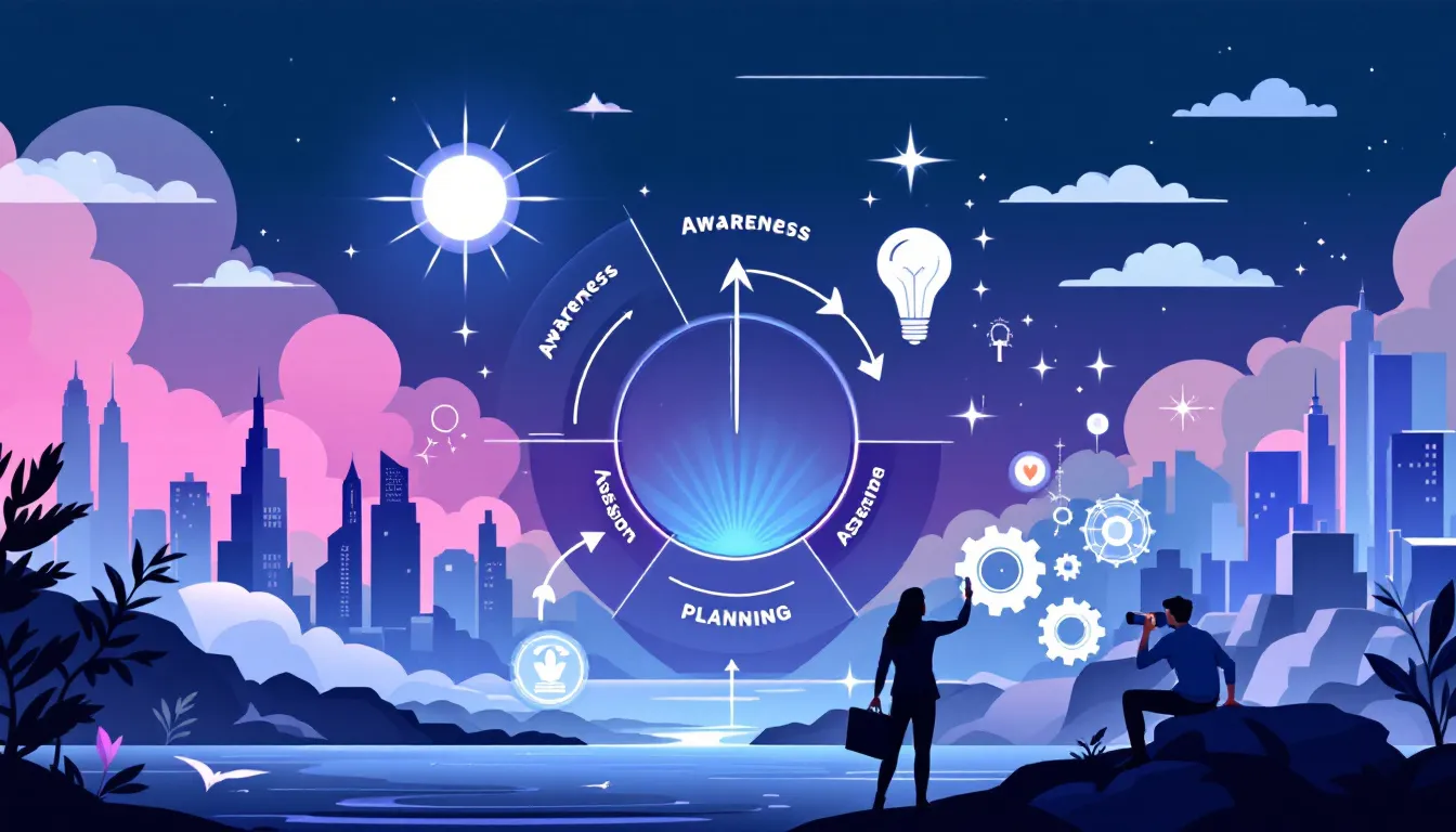 An illustration representing change management strategies in an organization.
