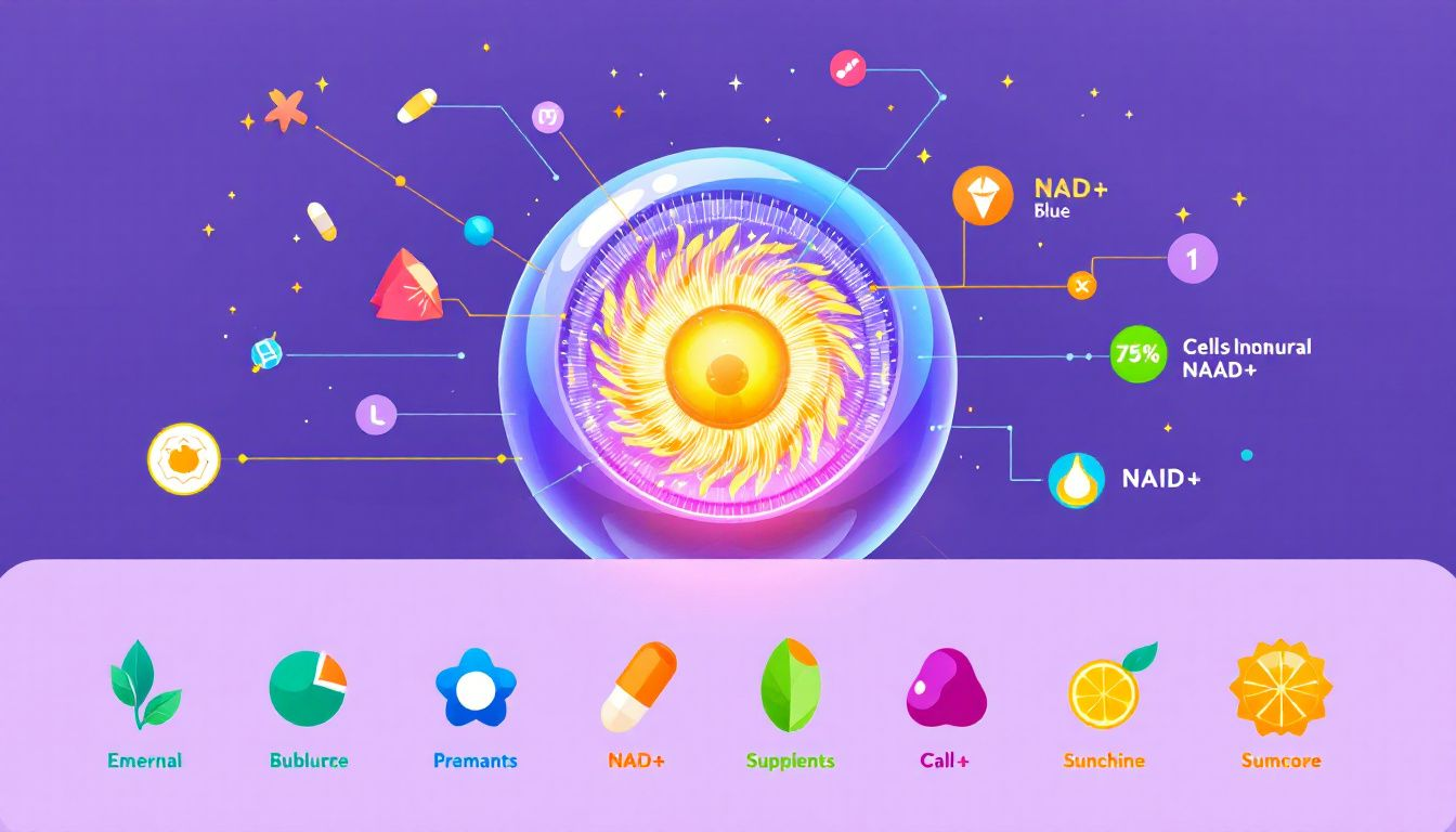 A range of dietary supplements aimed at boosting NAD+ levels.