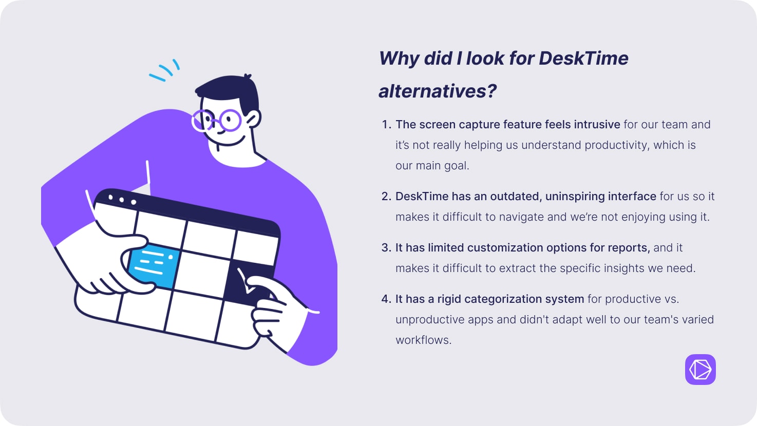 Desktime alternatives