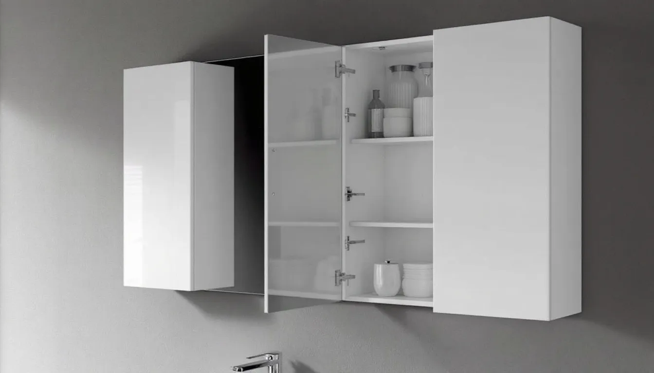 Top Bathroom Cupboard with Mirror Solutions for Your Space 2 Versatile bathroom cabinets providing extra storage options.
