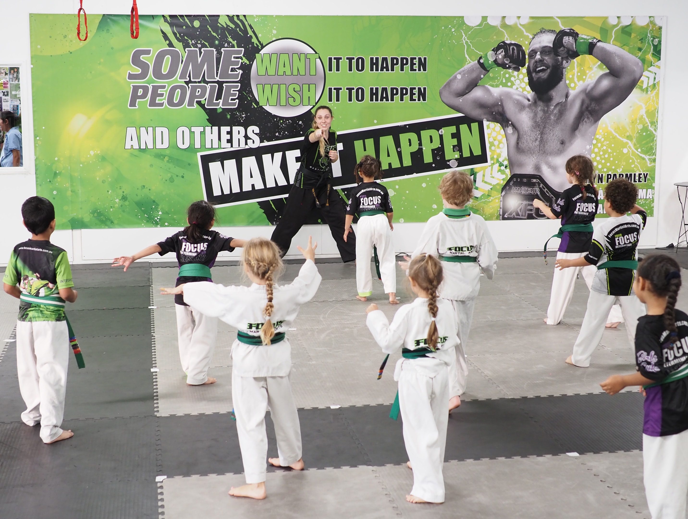 teach children self defence through martial arts classes