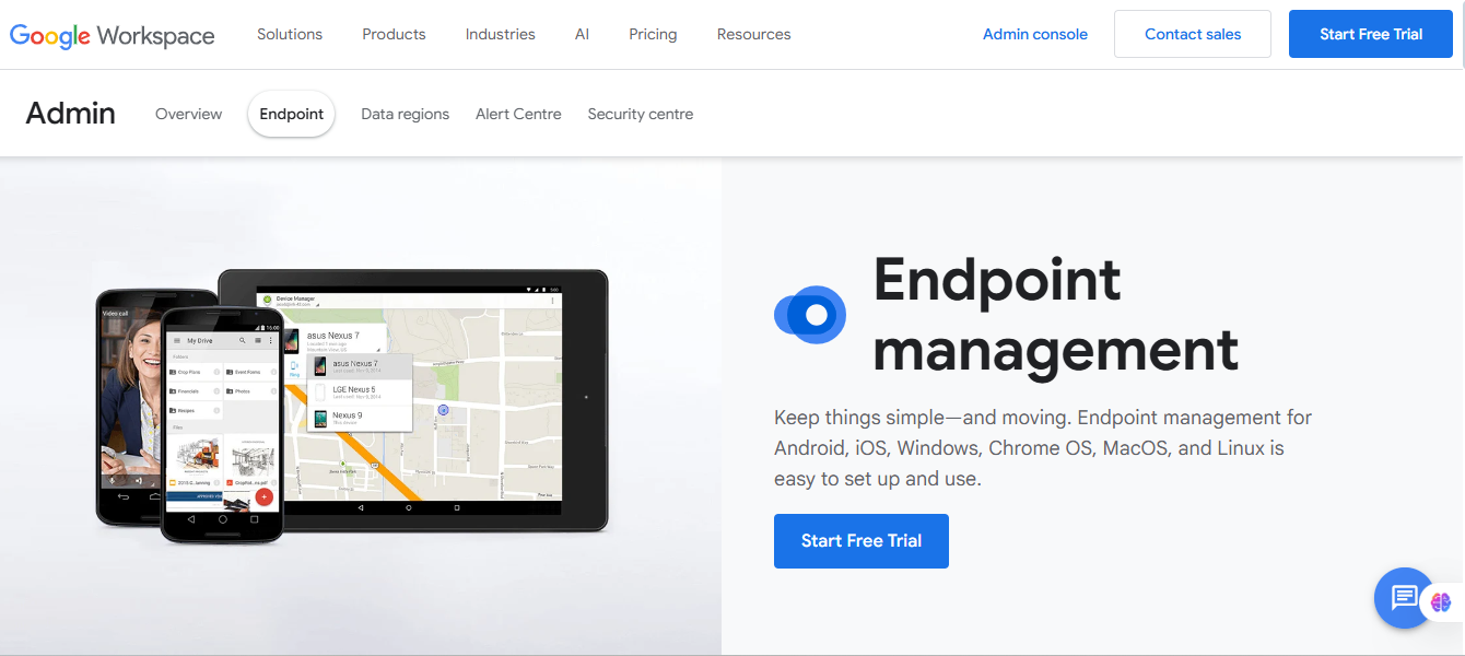 google-endpoint-management-console-for-remote-device-control