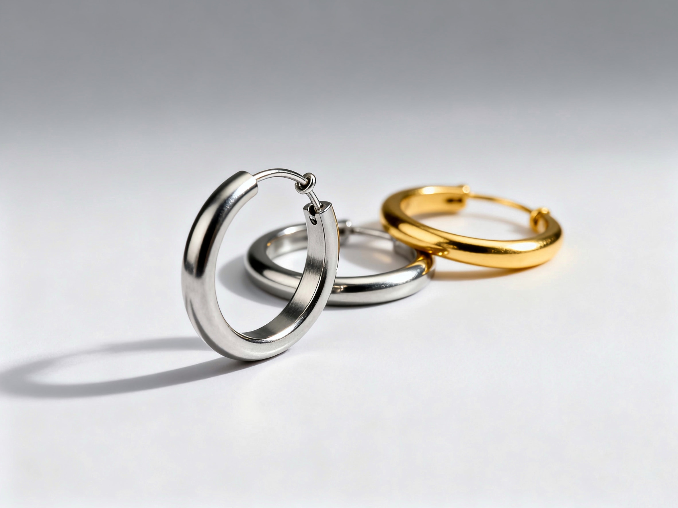 Solid gold earrings and hypoallergenic earrings are perfect for allergy-prone individuals.