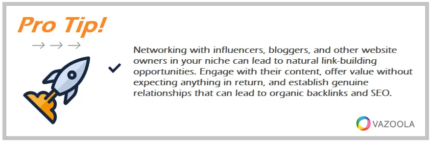 Networking with influencers