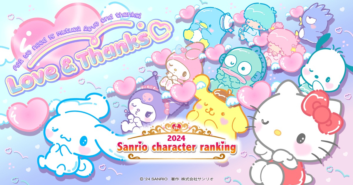 Sanrio character ranking 2024