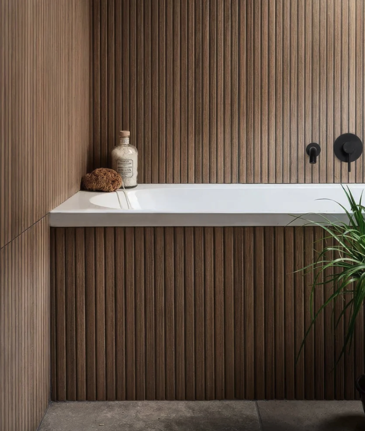 Kinfolk Porcelain Teak Wood Effect Tiles
