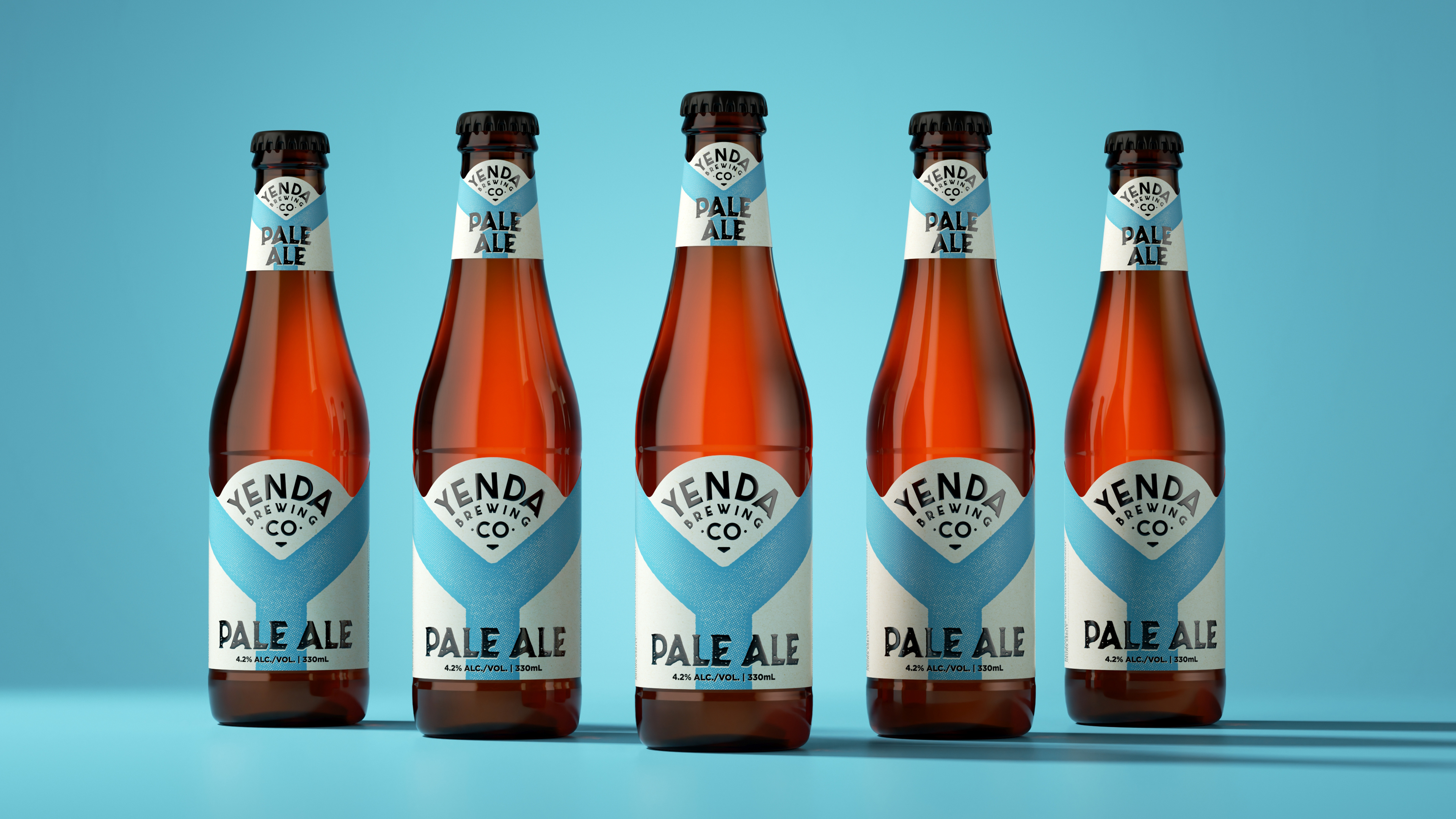 Yenda Brewing Co. Packaging Design