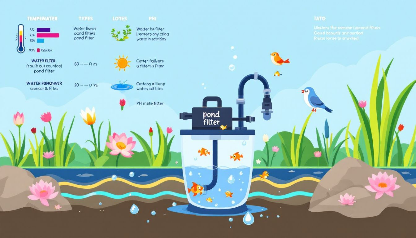 Choosing the right pressurised pond filter for your garden pond.