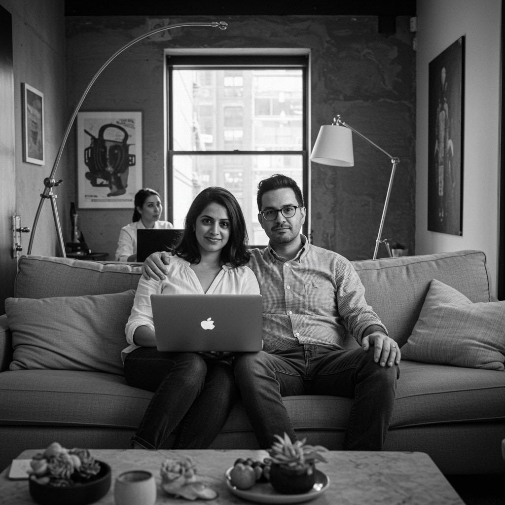 Successful professional struggling with relationship at home