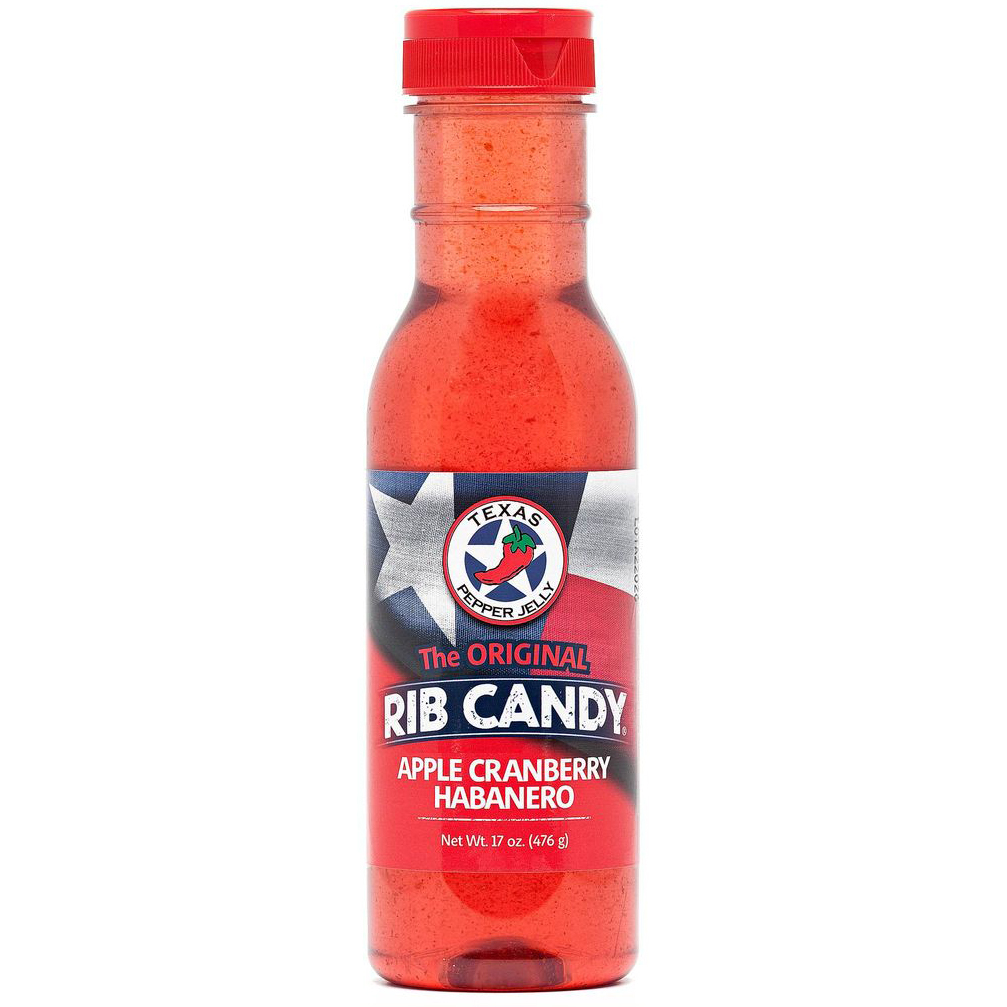 Texas Pepper Jelly Apple Cranberry Habanero Rib Candy - 17oz Bottle