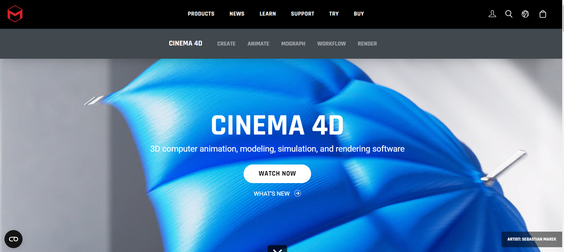 Using Cinema4D as a web-based 3D model creator.