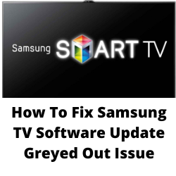 How do I force my Samsung TV to update?